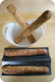 Fuldkornsbaguette